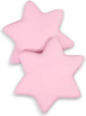 Immagine prodotto di set di 2 cuscini - cuscini decorativi - extra morbidi e traspiranti, rosa, 40x40 cm, cotone