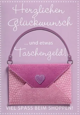 Produktbild von GELDKARTE Allgemein und  zum Geburtstag  Geldkarte im Format 115x17cm