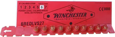 Produktbild von 100 Streifenkartuschen 6,8/11 Rot für Bolzensetzgerät Würth KFTZ 11A Hilti DX Berner FPP5RO T