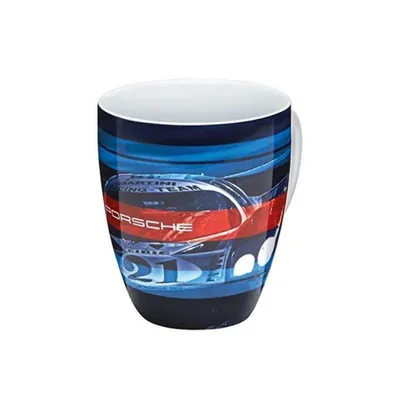 Produktbild von Porsche Becher 917 Long Tail Martini Racing Kaffeebecher Becher Kaffeetasse Design, aus Porzellan, Rarität, Sammler Stück, Porsche, Tasse, Porzellan