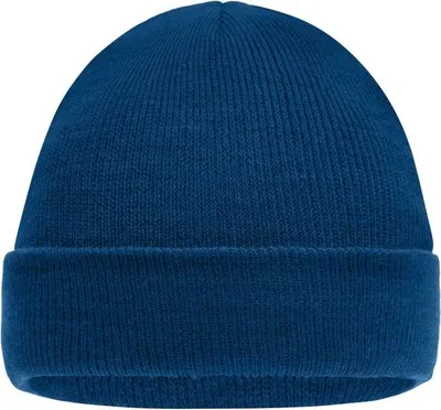 Produktbild von Klassische Kinder-Strickmütze navy, Gr. one size