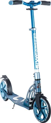 Image de SIX DEGREES Aluminium Scooter avec mécanisme de pliage et béquille, 205 mm, réglable en hauteur, GS-approuvé, bleu, TESTSIEGER