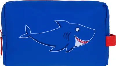 Produktbild von Kulturtasche für Kinder Jungen Mädchen Elephant Kids Washbag Schminktasche Kulturbeutel klein small 358 Hai Fisch Blau