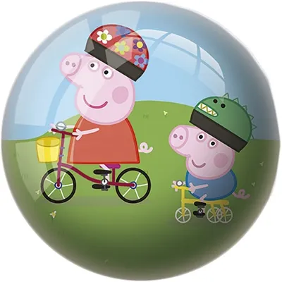 Obrázok produktu pre Peppa Pig -1317 Lopta Peppa Pig, 15 cm, farebná, (Mondo 1317)