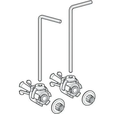 Produktbild von Geberit 597216000 Befestigungsset für Wand-WC