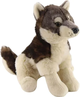 Imagen del producto de Lobo sentado, 20 cm