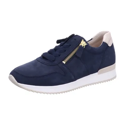Produktbild von Gabor Damen Schnürschuhe Sportlich Gummisohle Blau