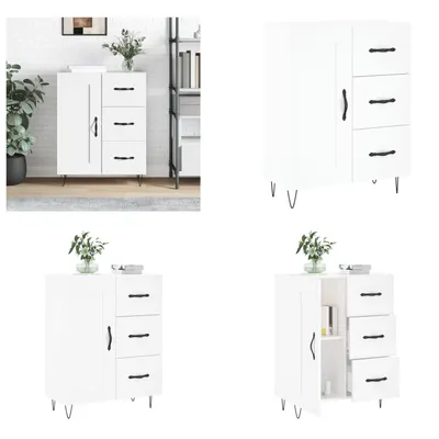 Obrázok produktu pre vidaXL Príborník biely 69,5x34x90 cm Materiál na báze dreva - Príborník - Príborníky - Skrinka - Bočná skrinka