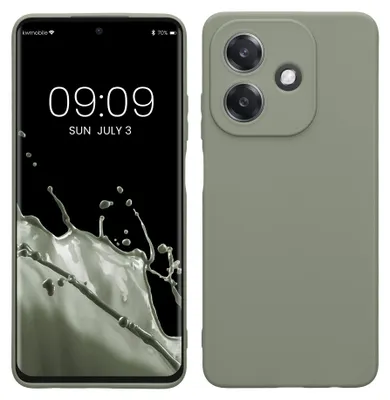 Produktbild von kwmobile Handyhülle für Oppo A40 4G / A40M 4G Hülle - weiches Handy Silikon Case - Schutzhülle Cover - Graugrün