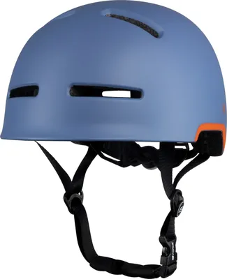 Image de Casque avec feu arrière FORCE METROPOLIS bleu gris %%%