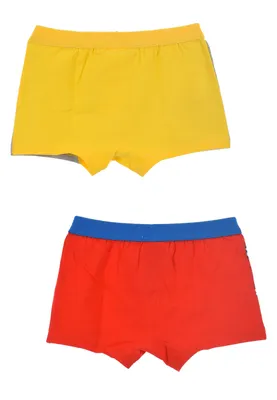 Produktbild von Paw Patrol Marshall Jungen Kinder Unterhosen Boxershorts Set 2 tlg. Grau + Rot, Größe:116-128