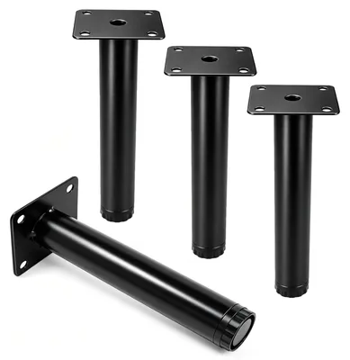 Immagine prodotto di Set di 4 piedini in metallo da 15 cm per mobili