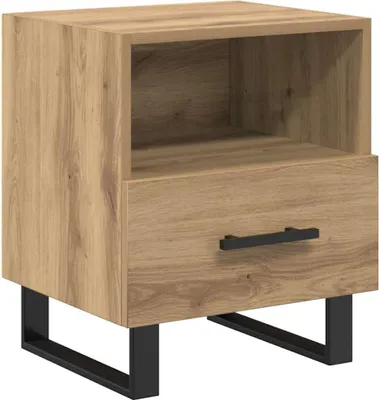 Zdjęcie produktu dla Szafka Nocna z szufladą Dąb rzemieślniczy 40 x 35 x 47,5 cm