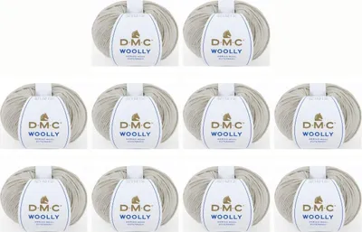 Obrázok produktu pre 10x priadza DMC „Woolly“ z merino vlny – 100 % vlna z Austrálie, 488, (farba 117)