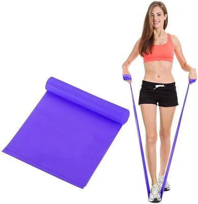 Productafbeelding van Ibenzoa® Set weerstandsbanden – Fitnessbanden (elk 15 cm) met draagtas en trainingshandleiding voor yoga, Pilates, krachttraining en fysiotherapie