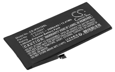 Immagine prodotto di TECHTEK Batteria compatibile con [Apple] A2111, A2221, iPhone 11 sostituisce 616-00641