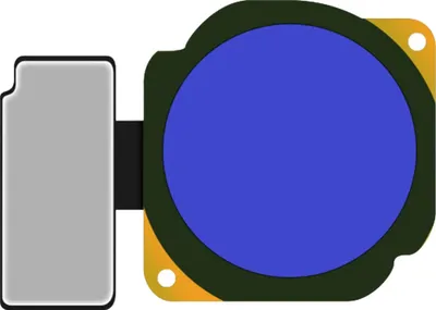 Produktbild von Clappio, Home-Button mit Flexkabel für Huawei Honor 9 Lite, Blau