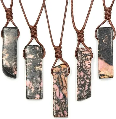 Immagine prodotto di Collana Colorful Stone Marrone/Nero - Pietre Magiche KP28564