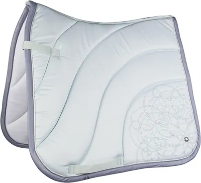 Satteldecke Melody Flower Aqua, Pony Dressur