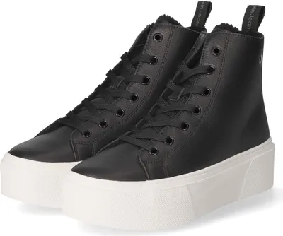 Produktbild von Calvin Klein Cupsole Flatform MID WL Schnürstiefel Schwarz in Gr. 39