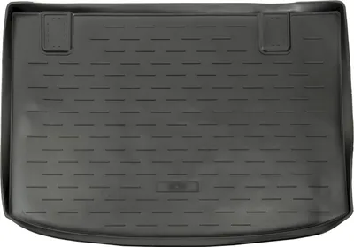 Image de Tapis De Coffre Caoutchouc Premium Pour Hyundai ix20 2010-2017, Bord Haut, Antidérapant, Inodore, Toutes Saisons