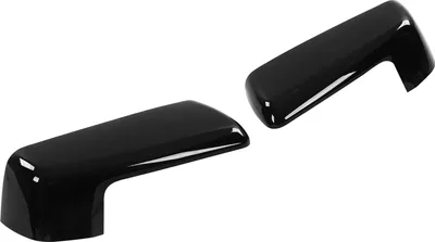 Immagine prodotto di Copertura superiore mezzo specchietto retrovisore esterno sinistro destro di ricambio per Chevy Silverado 1500 2019-2022, nero lucido
