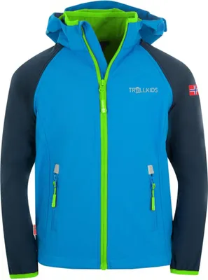Produktbild von Trollkids Kinder Rondane Zip-Off XT Softshelljacke navy/blue 128
