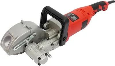 Imagen del producto de Fresa para ranuras en paredes eléctrica de 4000W, 6000 RPM. Sierra de hormigón húmeda/seca para cortar hormigón. Profundidad de corte: 35 mm. Ancho de corte: 35 mm. Fresa eléctrica para paredes con bomba de agua y 5 hojas de corte