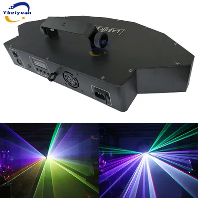 Productafbeelding van Laserprojector, DMX-besturing, fullcolor-effecten, zwart, EU-stekker
