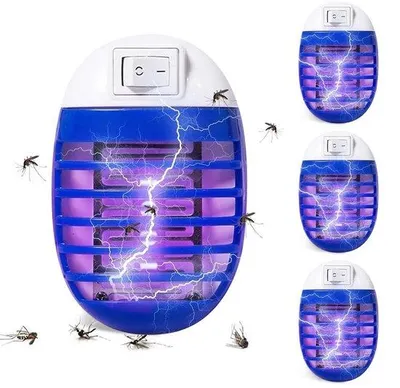 Immagine prodotto di Set di 4 lampade elettriche per la cattura di insetti - Sistema efficace per la protezione dagli insetti