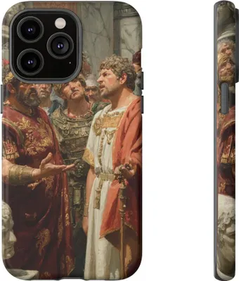 Produktbild von Prunkvolle Hofszene mit Edelleuten – Handyhülle Kompatibel mit iPhone 14 Pro Max