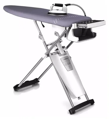 Image de Laurastar S Pure Xtra Système de repassage, Vapeur hygiénique, Elimine 99,9% des bactéries & virus, Fer professionnel, Table active, Paires de rouleaux, Réservoir d'eau amovible