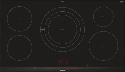 Image de Siemens iQ300 Table de cuisson à induction, 90 cm autarcique, noir EH975LVC1E