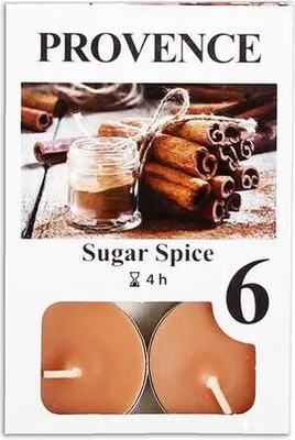 Zdjęcie produktu dla Świeczka Zapachowa Sweet Spice Tea Light, 6 Szt