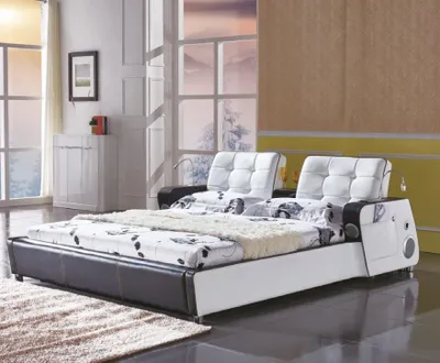 Produktbild von Multifunktion Bett Doppelbetten Modernes Bettgestell Betten 180x200cm