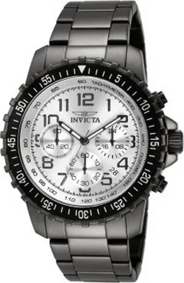 Zdjęcie produktu dla Invicta Specialty 11370 Zegarek Męski - Mechanizm Kwarcowy - Stal Nierdzewna z Srebrną Tarcza - 45 mm
