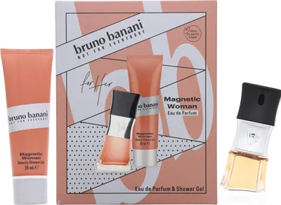Produktbild von Bruno Banani Magnetic Woman Eau de Parfum 30ml + Shower Gel 50ml - Pack of 2