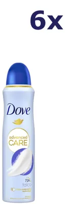 Produktbild von 6x Dove Deo-Spray - 150 ml - für intensive Pflege - Duft nach Talkum