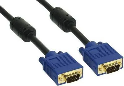 Image de Kindermann 7483000405 5m VGA (D-Sub) VGA (D-Sub) Noir