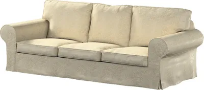 Produktbild von Dekoria Bezug für Ektorp 3-Sitzer Sofa nicht ausklappbar, beige-golden, Sofabezug für Ektorp 3-Sitzer nicht ausklappbar