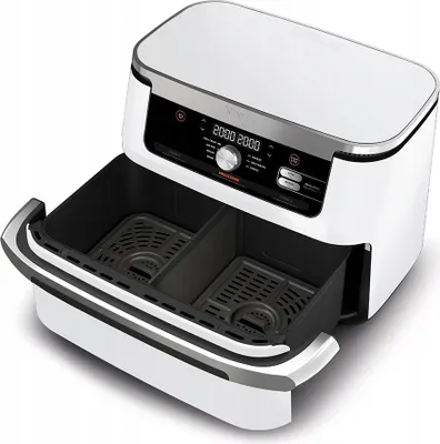 Fettfreie Friteuse Ninja Af500Euwh 10.4L 2470W Dualzone 7 Programme