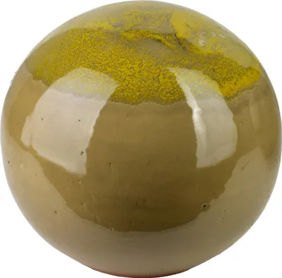 Image de Boule décorative en céramique Saggio Sunset, Ø 30 cm, verte, 1 pièce