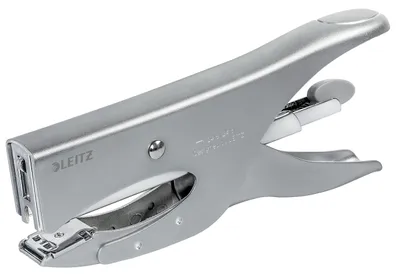 Produktbild von Leitz Mod. 5549, 40 Blätter, Silber, 24/8, 7 cm, Hinten, 150 Heftklammern