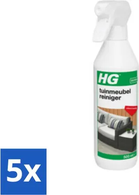 Produktbild von HG Gartenmöbelreiniger 500 ml - Vorteilspack - 5 Stücke