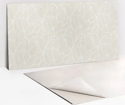 Obrázek produktu pro Ochranný Panel PVC - Samolepicí Vinylové Dlaždice na Stěnu - 100 x 50 - Lineární listy