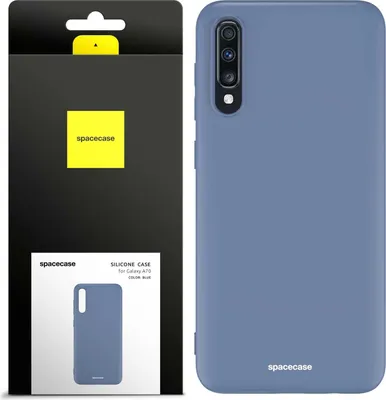 Immagine prodotto di Custodia in silicone SPACECASE Custodia in silicone per Galaxy A70 Blu