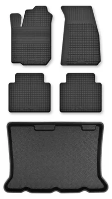 Immagine prodotto di Tappetini a vasca + bagagliaio per Hyundai Matrix 2001-2010 monovolume 5 pezzi