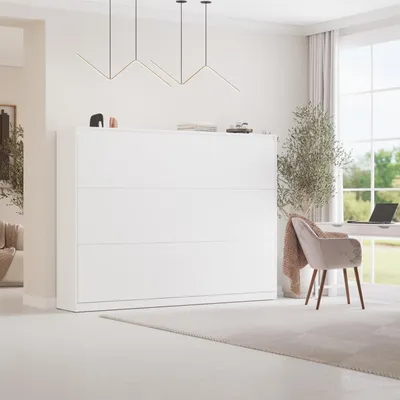 Produktbild von Schrankbett 140x200,H Schlafzimmer & Ferienwohnungen Weiss