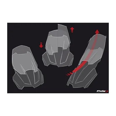 Produktbild von PUIG 4947N New Generation Touring  passend fuer APRILIA DORSODURO 750 Schwarz