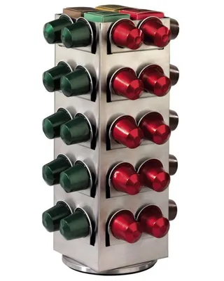 Immagine prodotto di Portacapsule Terrazzo argento per 80x capsule Nespresso
